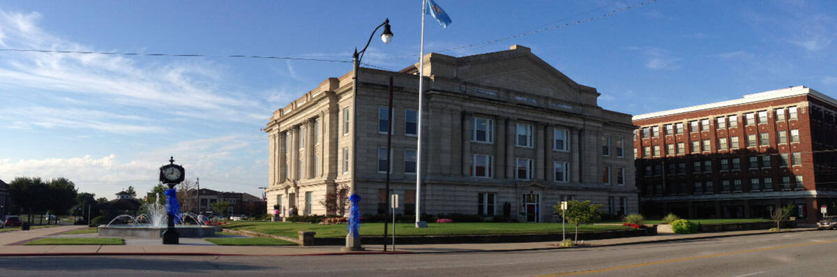 Creek County Courthouse exterior